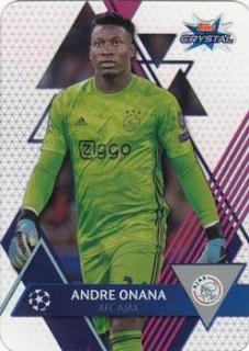 Andre Onana AFC Ajax 2019/20 Topps Crystal Champions League Base card #26
